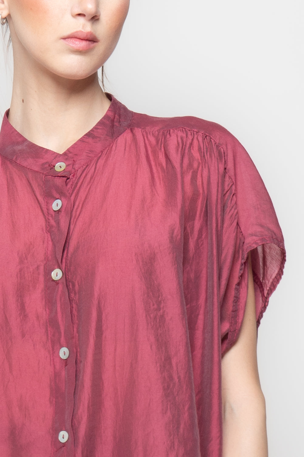 Camisa sin mangas oversize - detalle