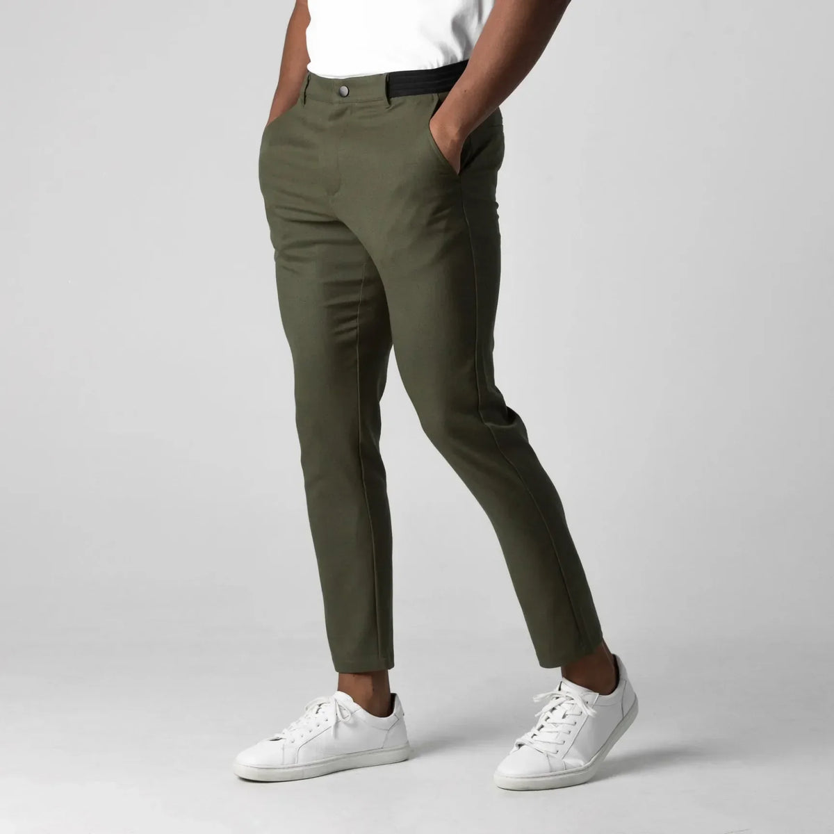 Noveran pantalón chino hombre verde