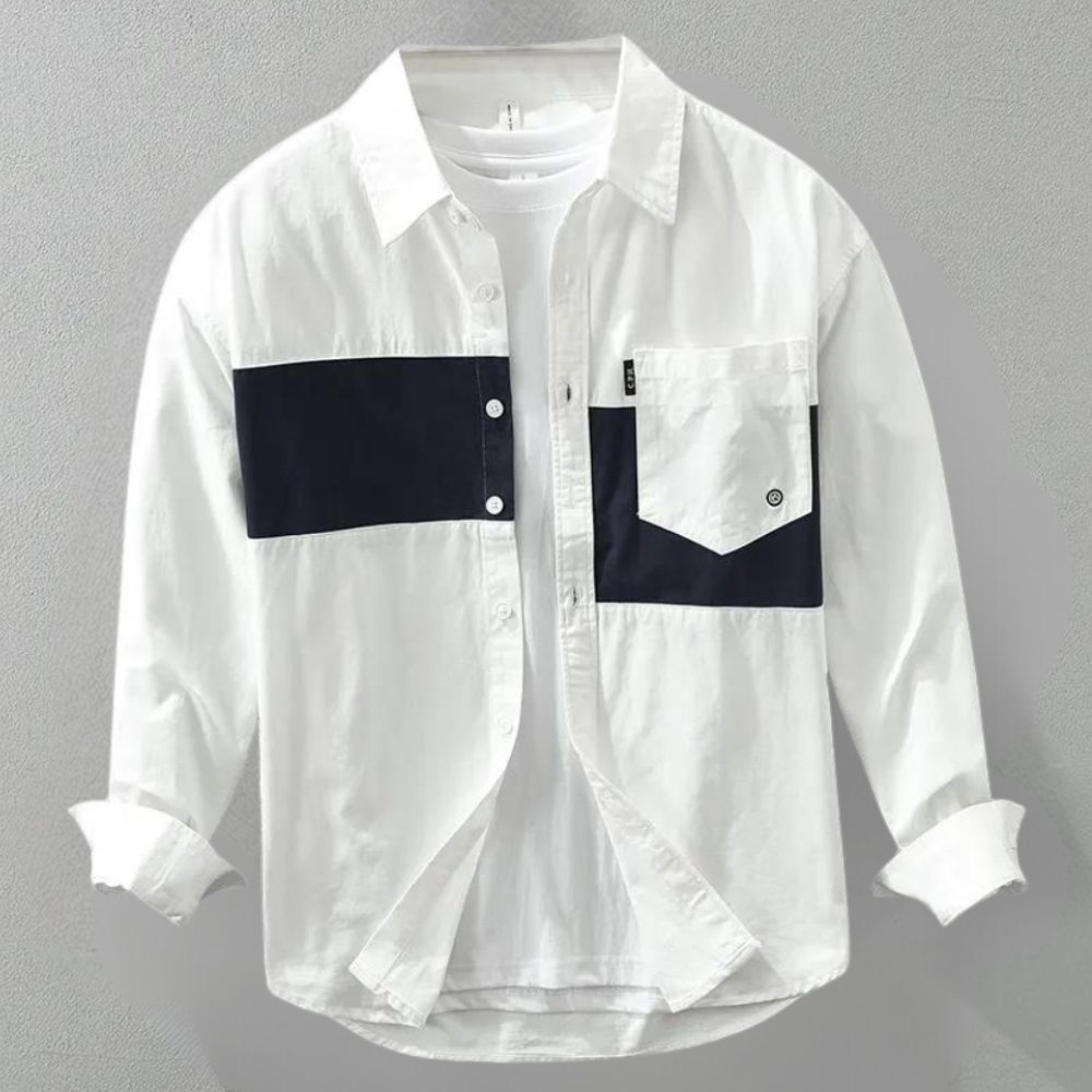 Kael camiseta polo hombre blanco