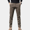 Luca pantalón slim fit hombre marrón