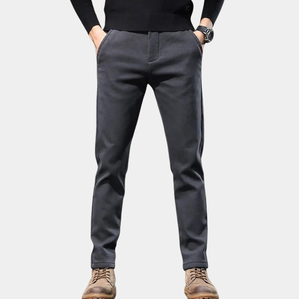 Luca pantalón slim fit hombre gris