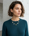 Perla | Collar Dorado con Charms de Nácar