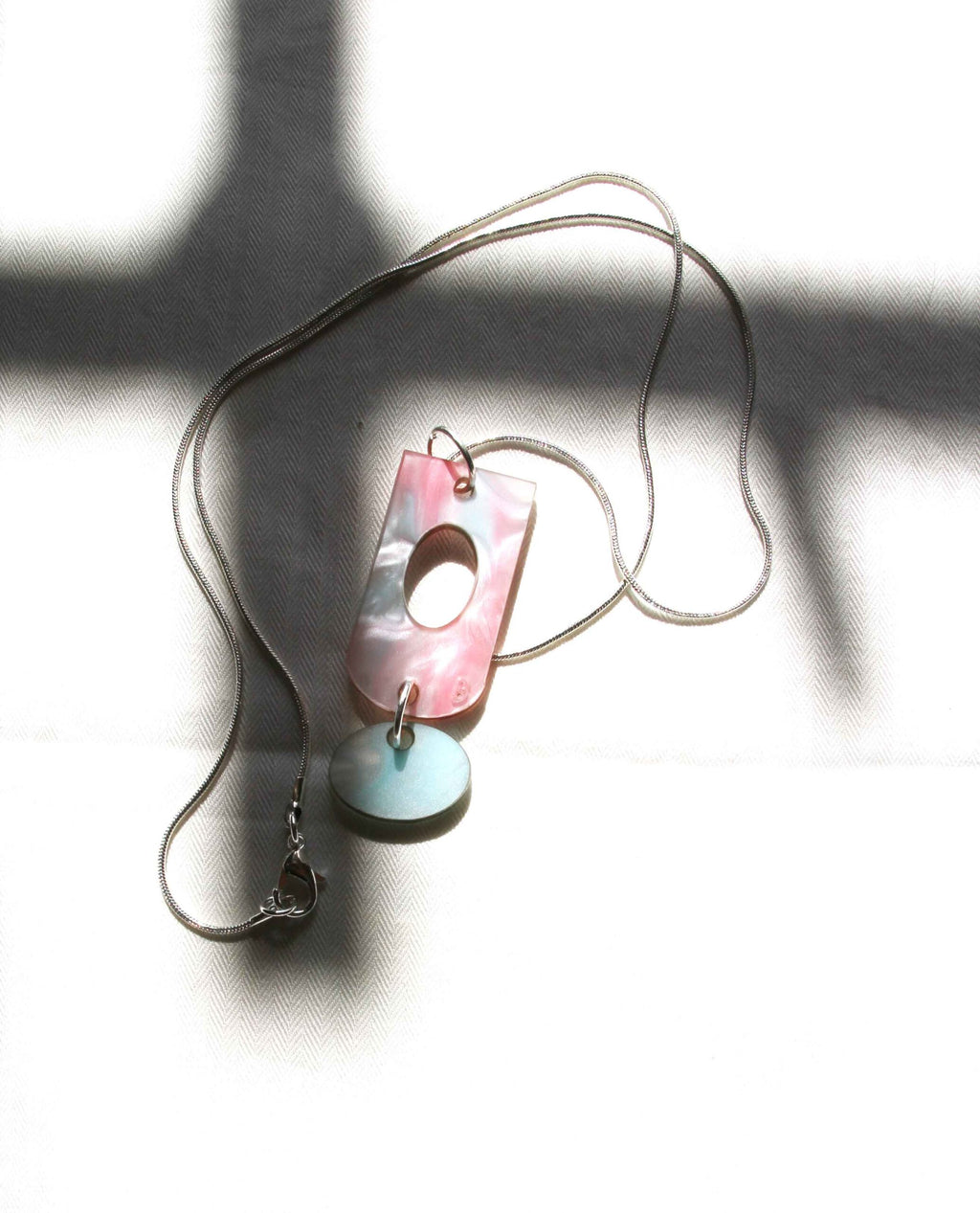 Coral | Collar de Resina Marmolada