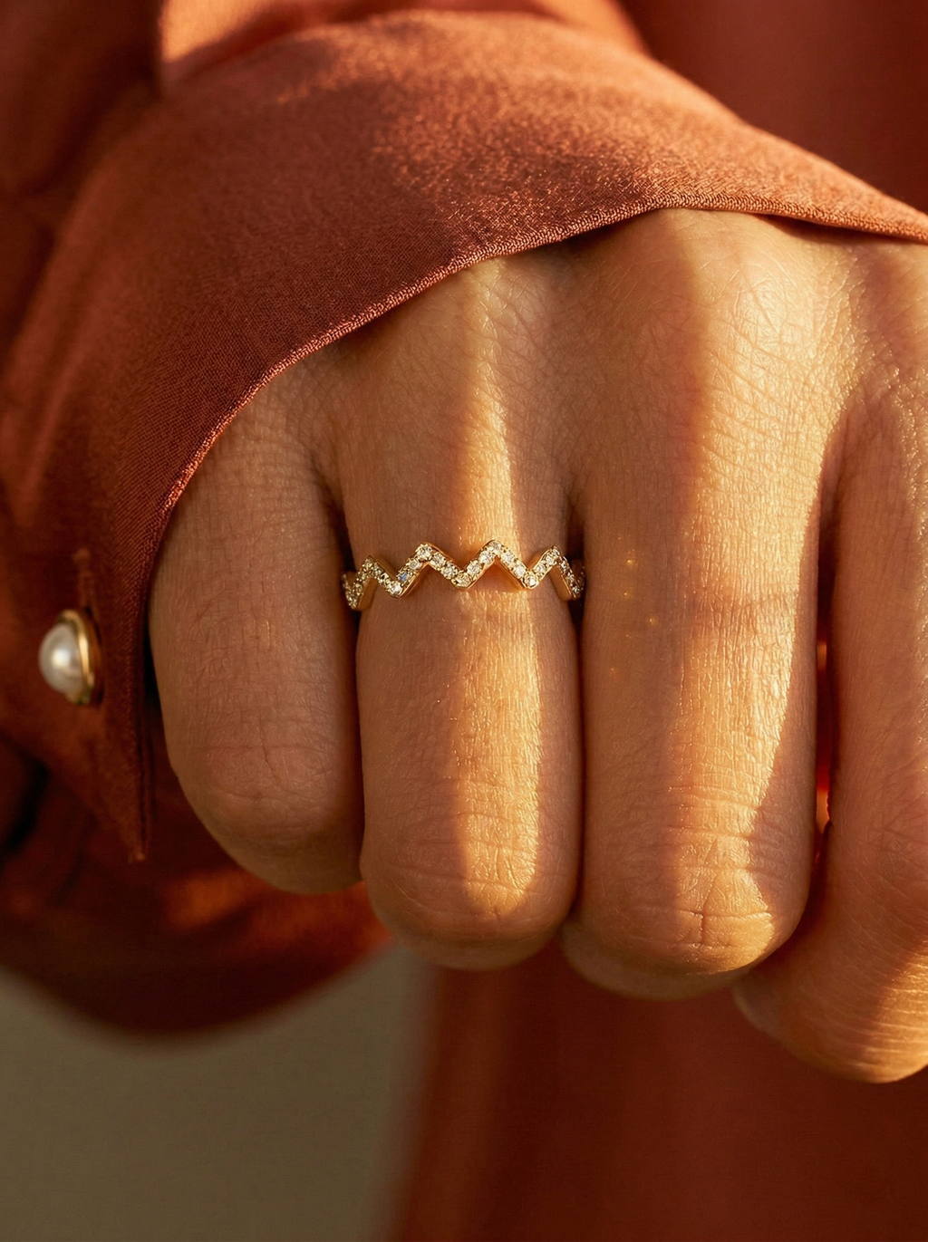 Anillo zigzag Martina
