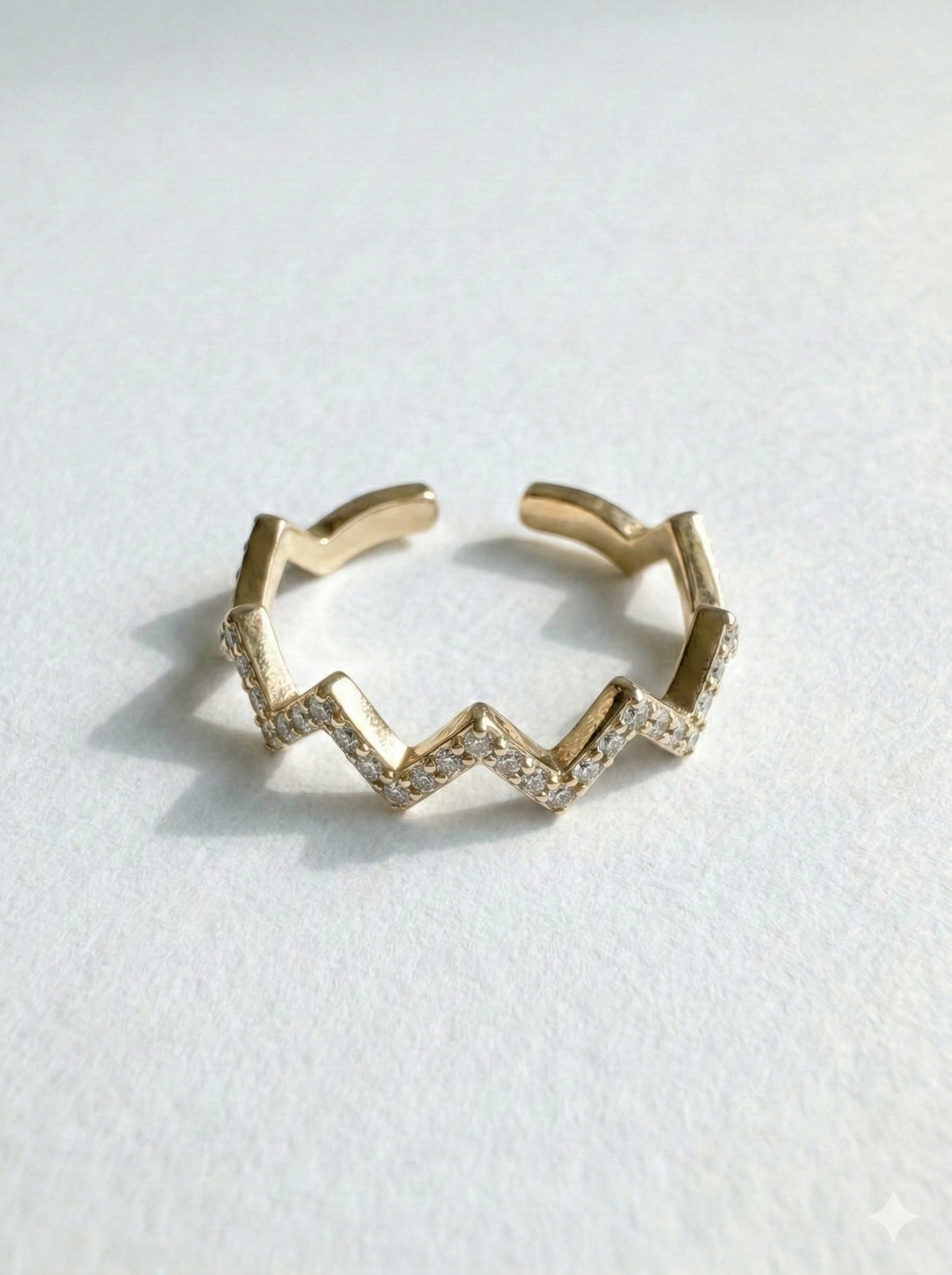 Anillo zigzag Martina