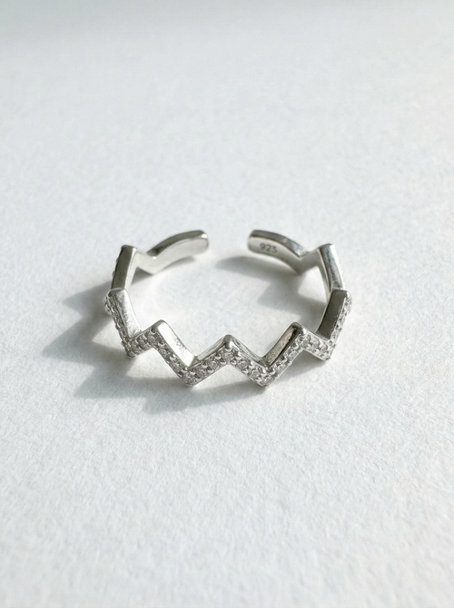 Anillo zigzag Martina