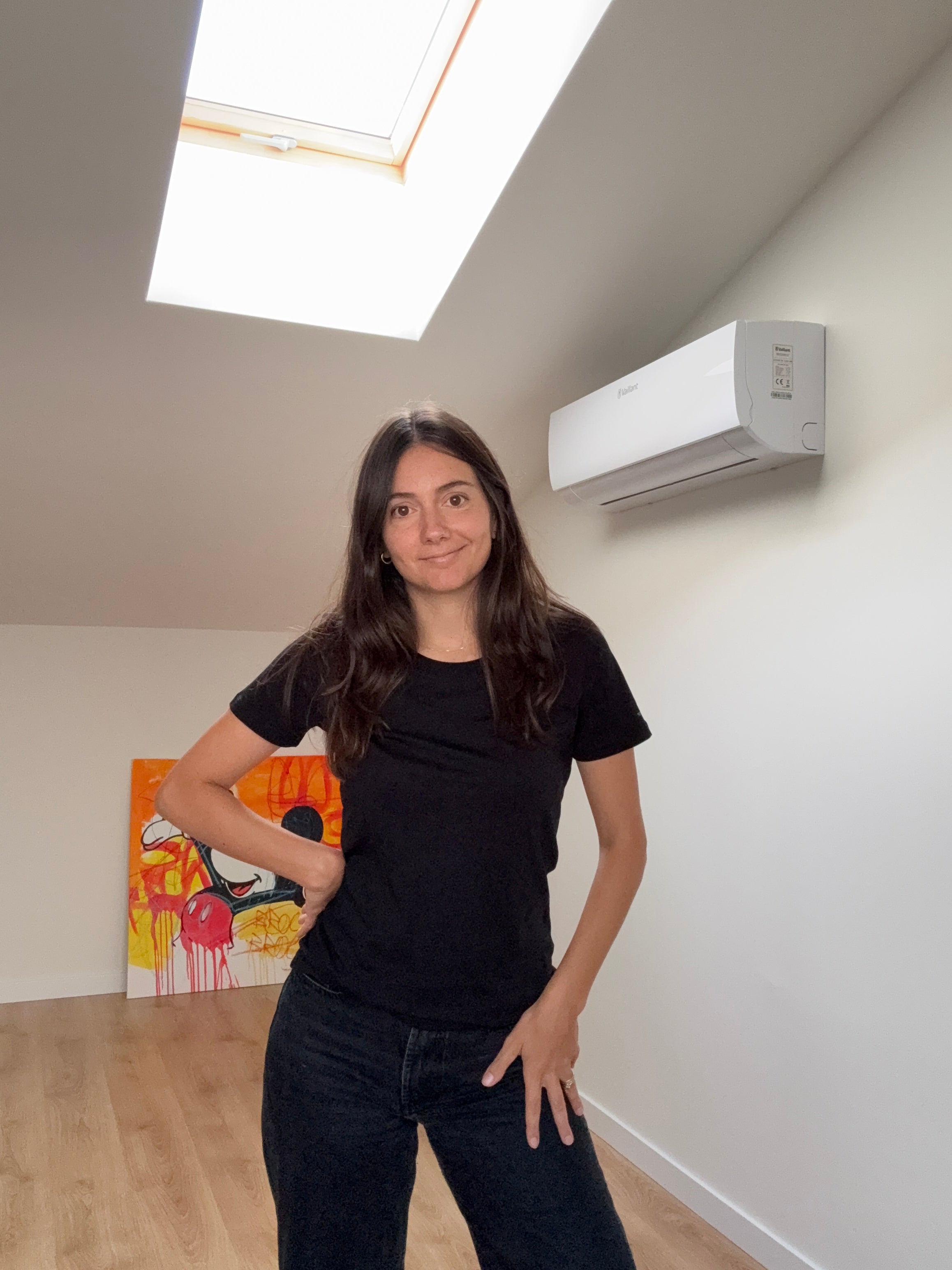 Elena | Camiseta Escote Amplio Algodón Orgánico