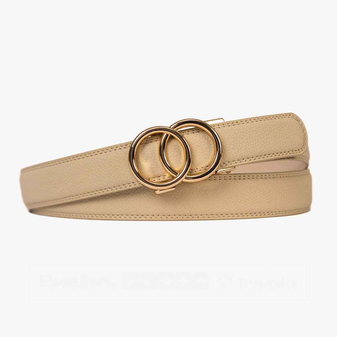 Cinturón moderno beige