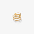 Anillo de tres láminas