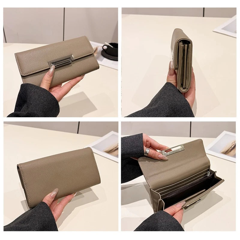 Perla | Cartera Larga Minimalista
