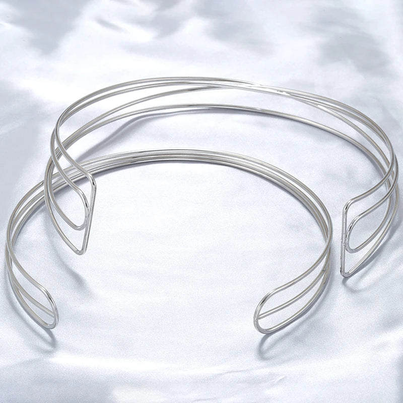 Gala | Set Collar Geométrico Bañado en Oro