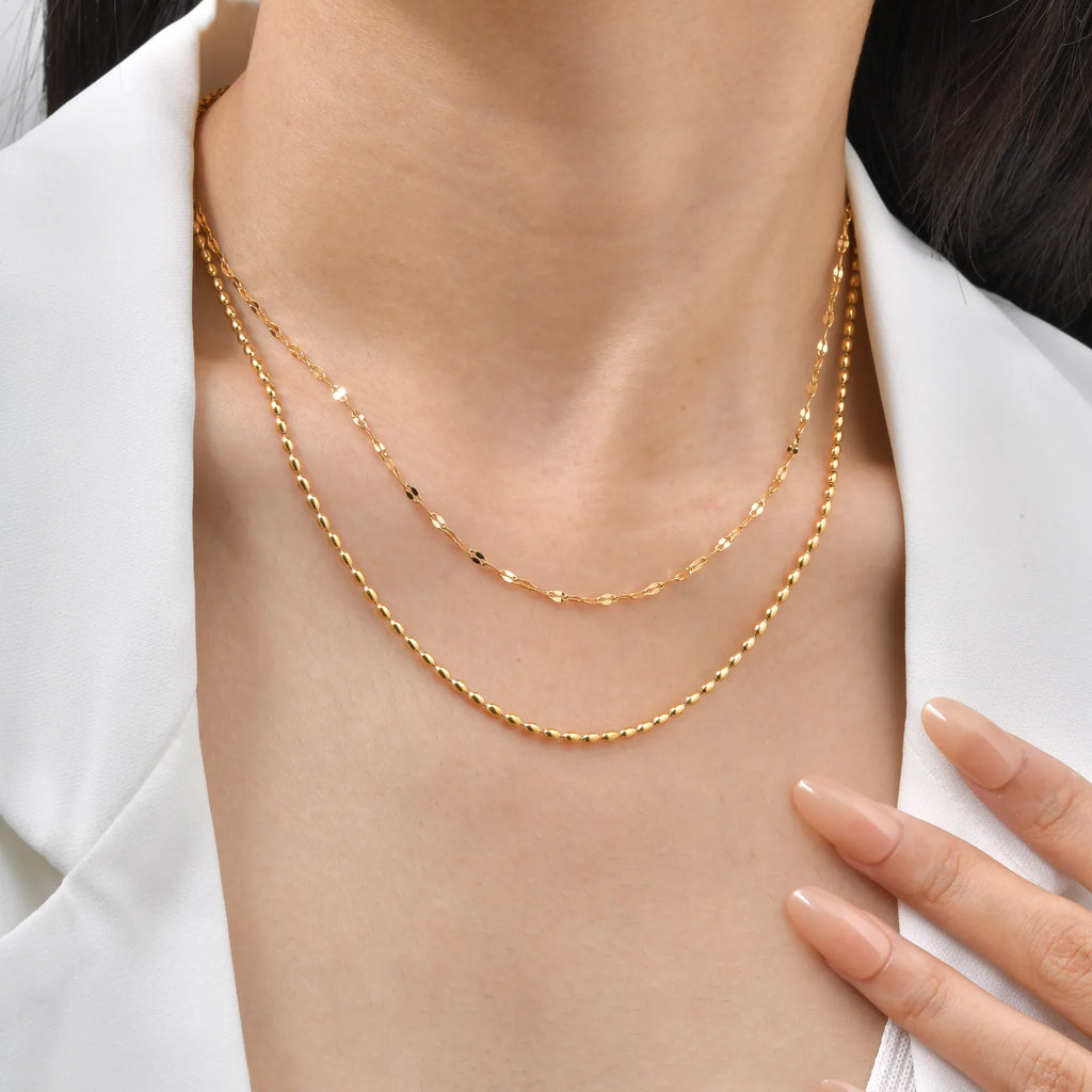 Olivia | Collar Doble Capa Minimalista