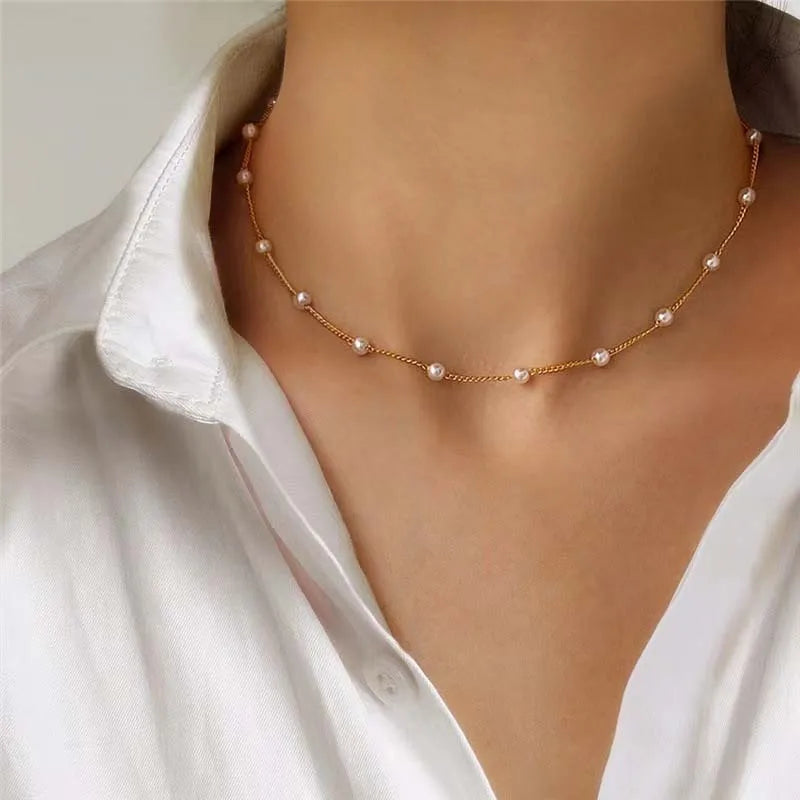 Aria | Gargantilla de Perlas