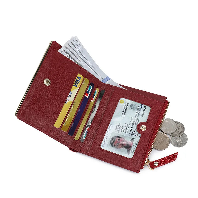 Aurora | Cartera de Piel Genuina Bifold