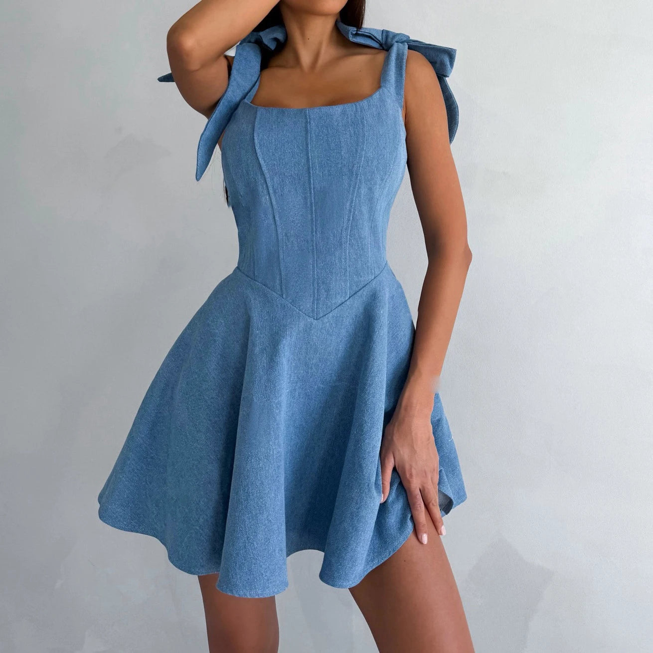 Daniela | Vestido Vaquero Tirantes