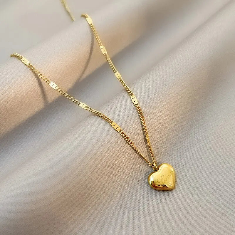 Amor | Collar Corazón Grabado