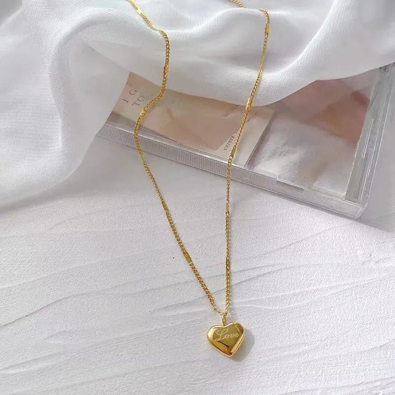 Amor | Collar Corazón Grabado