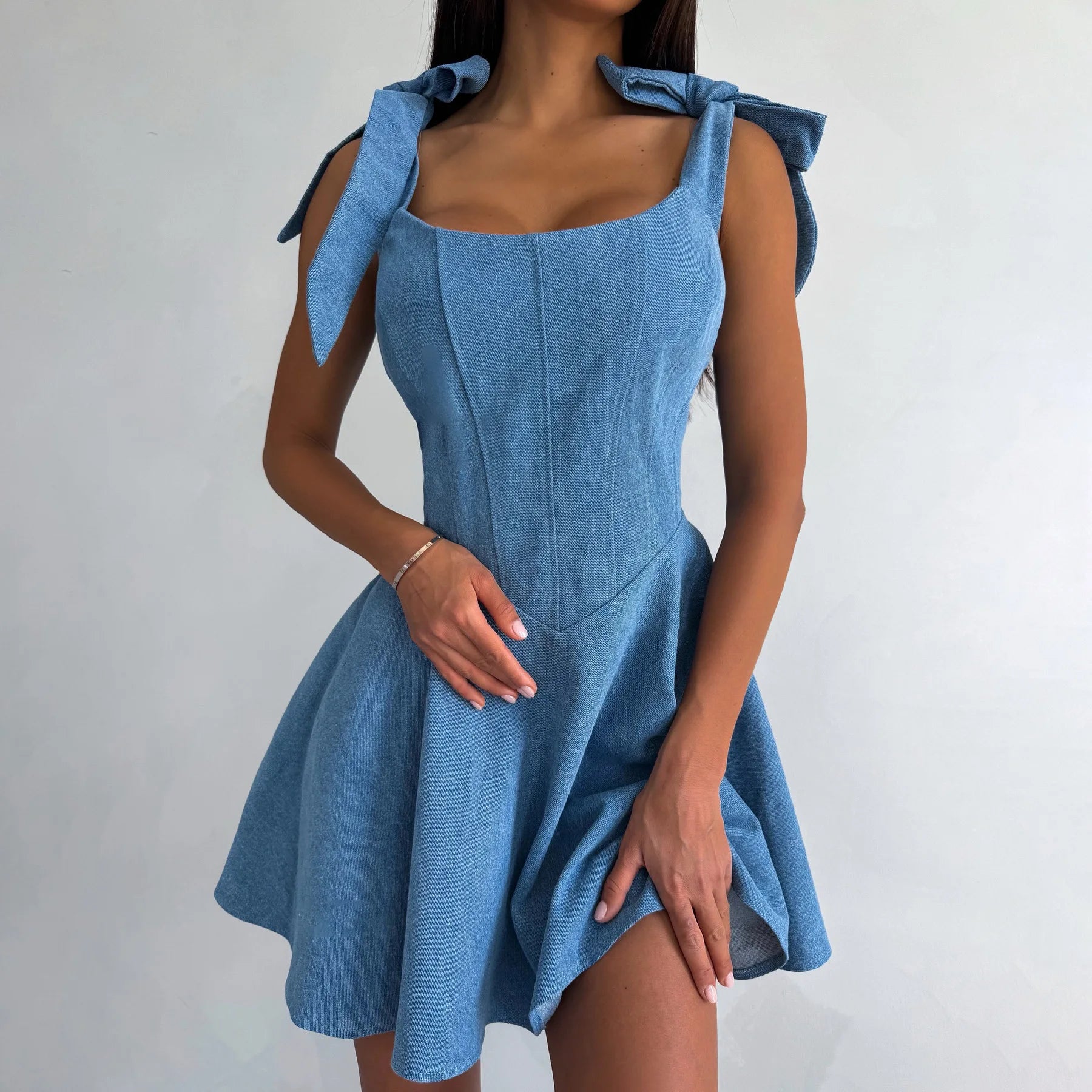 Daniela | Vestido Vaquero Tirantes