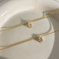 Lucía | Collar Colgante Gota con Circonita