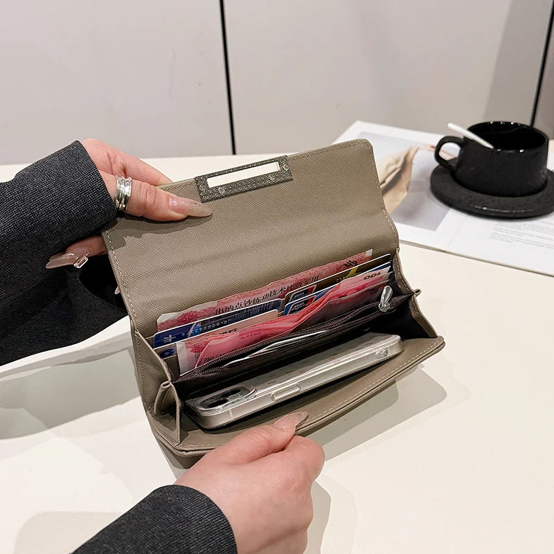 Perla | Cartera Larga Minimalista