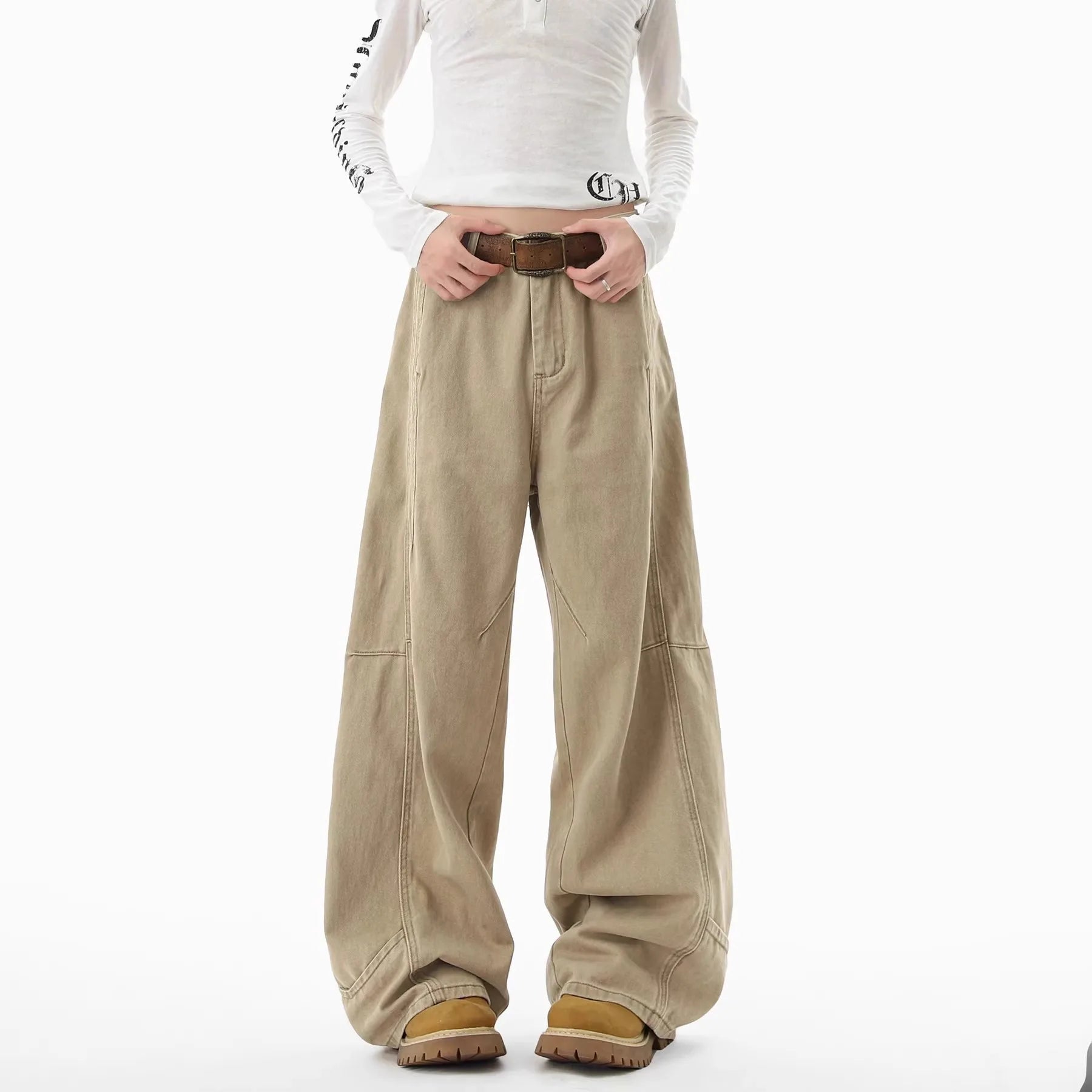 Iria | Vaqueros Anchos Vintage Workwear
