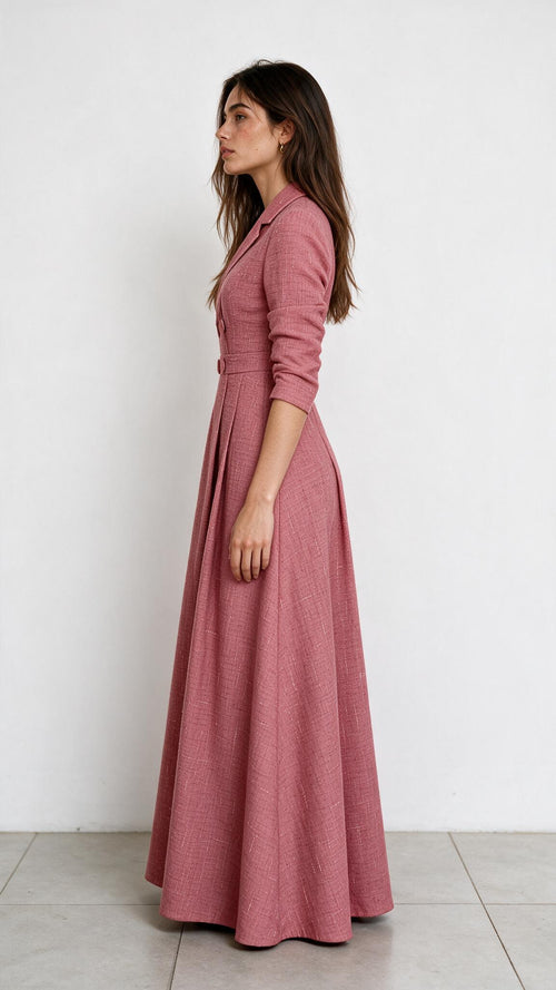 Vestido Adriana - vista de perfil