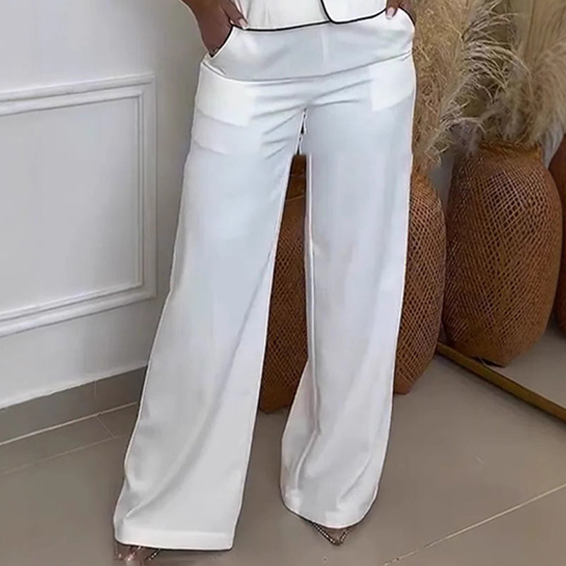 Amara | Conjunto asimétrico con pantalón ancho - imagen 5