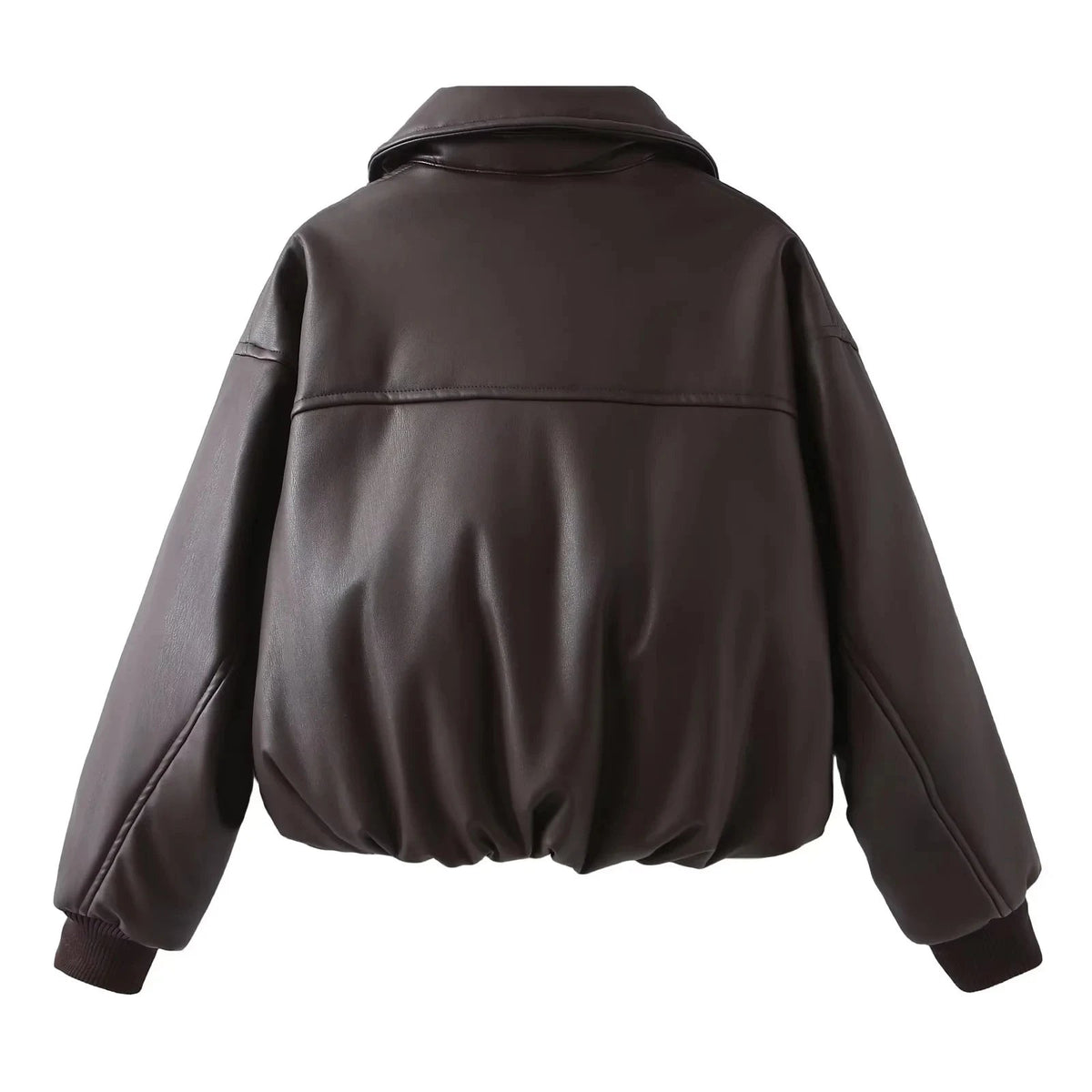 Celmara | Chaqueta bomber amplia efecto piel - imagen 4