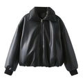 Celmara | Chaqueta bomber amplia efecto piel - imagen 2