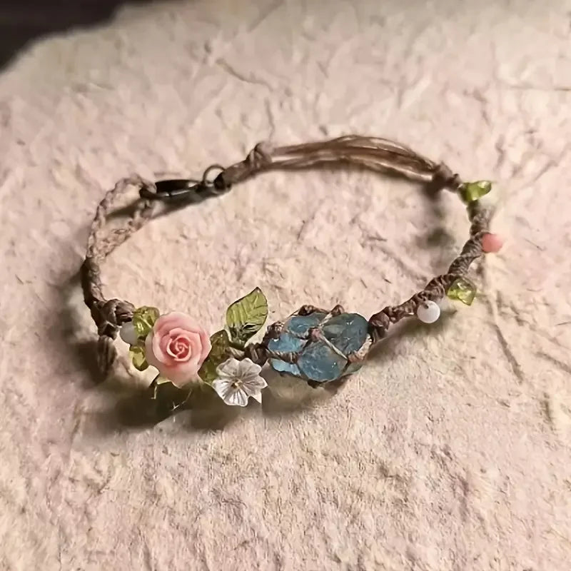 Elyssavine | Pulsera bohemia floral - imagen 2