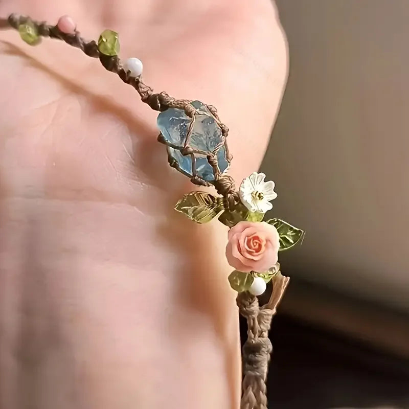 Elyssavine | Pulsera bohemia floral - imagen 3