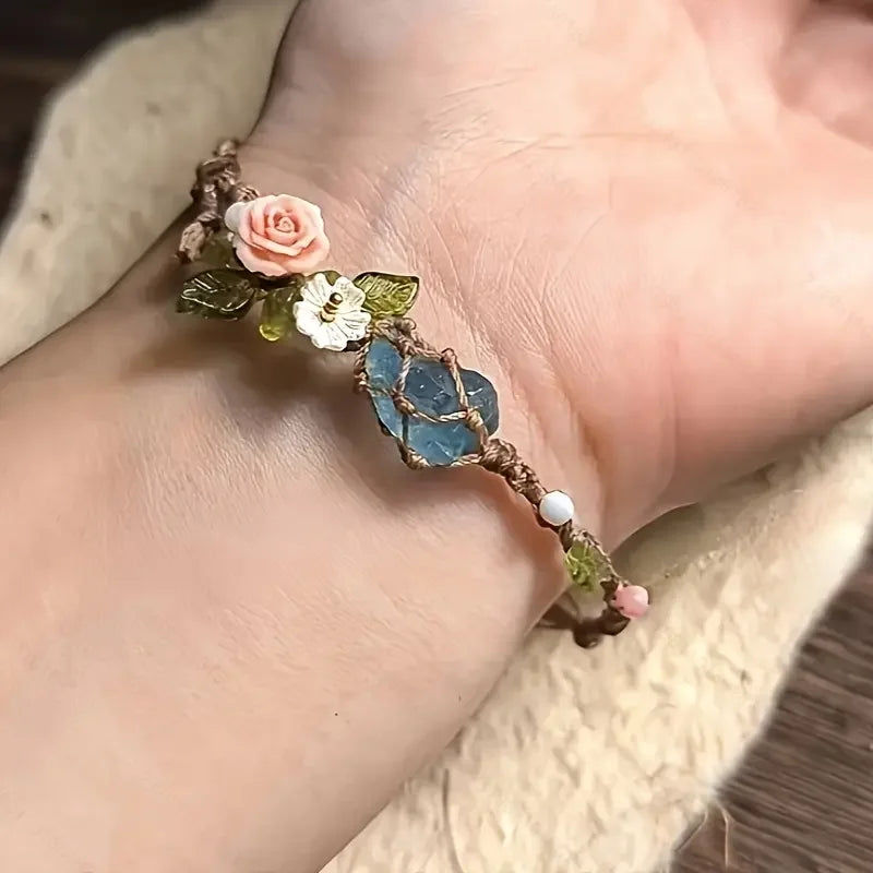 Elyssavine | Pulsera bohemia floral - imagen 4