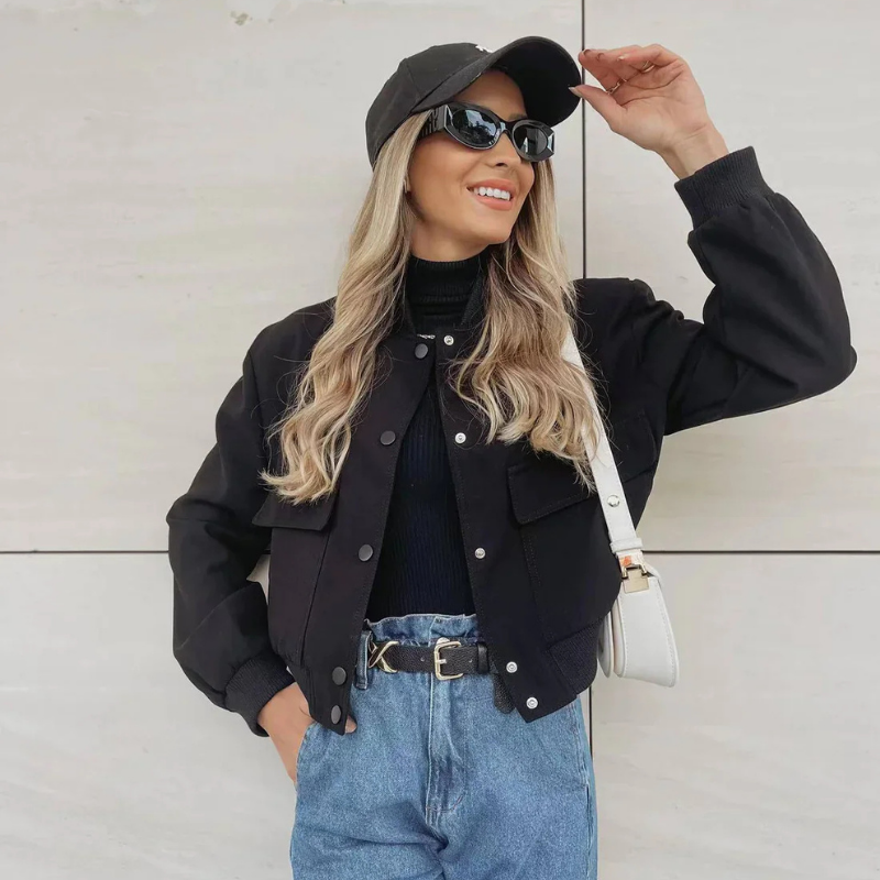 Emilia | Chaqueta bomber de entretiempo - imagen 8