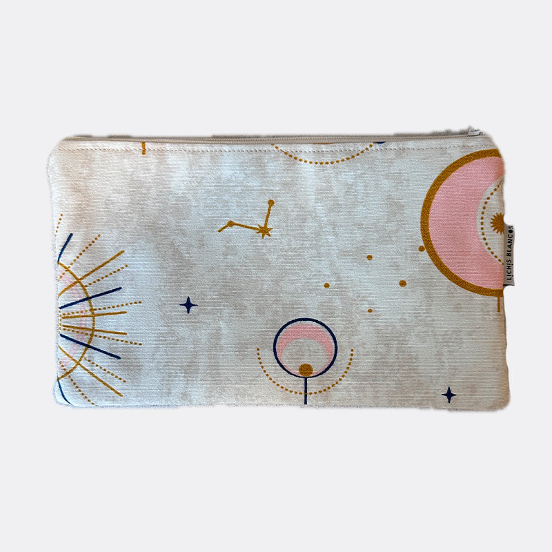 Celeste | Estuche de Loneta Estampada