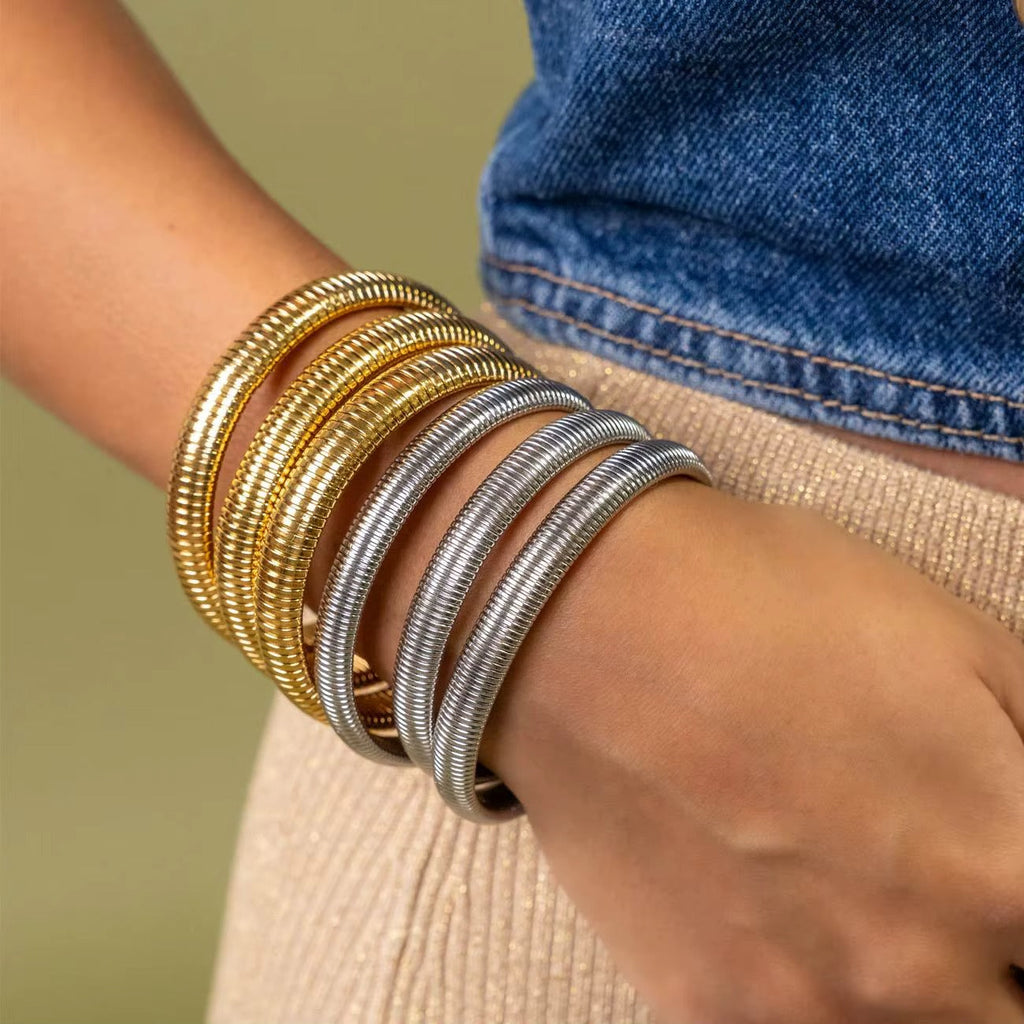 Glow Snake | Pulsera ancha de serpiente - imagen 12