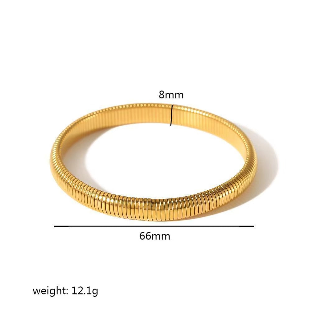 Glow Snake | Pulsera ancha de serpiente - imagen 2