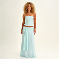 Ilvara | Conjunto strapless con falda maxi - imagen 1