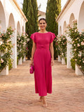 Lavinia | Vestido Plisado de Tul