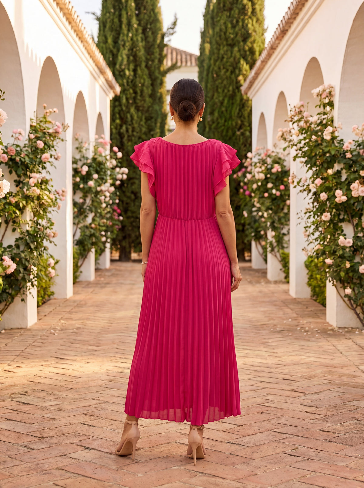 Lavinia | Vestido Plisado de Tul