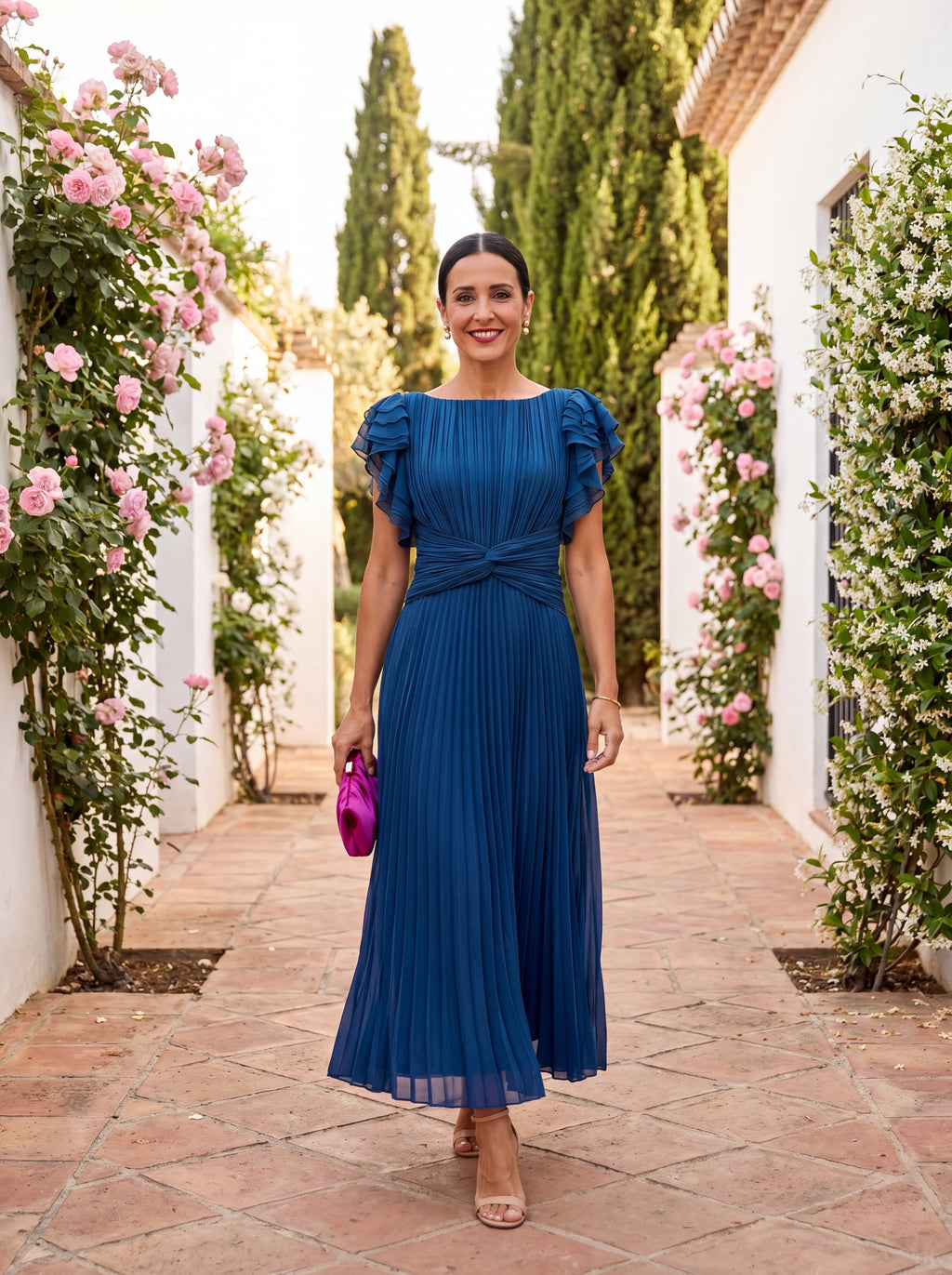 Lavinia | Vestido Plisado de Tul