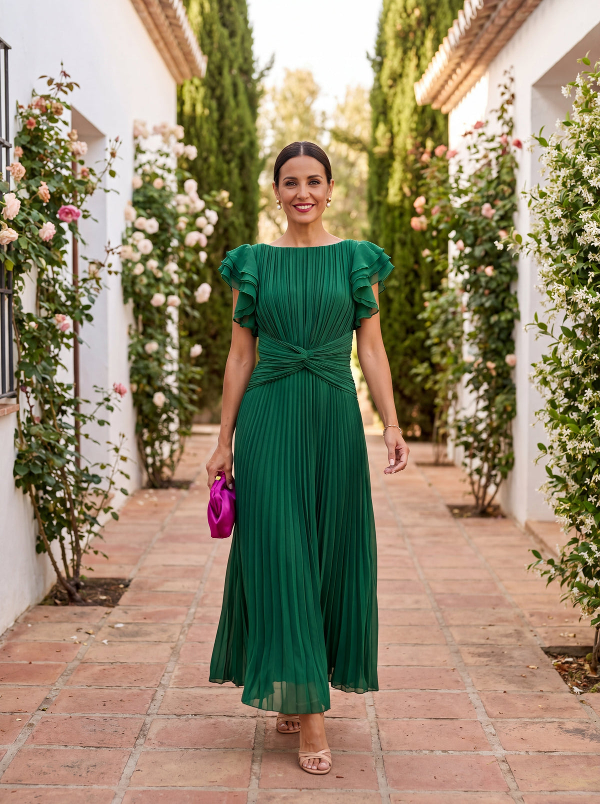 Lavinia | Vestido Plisado de Tul