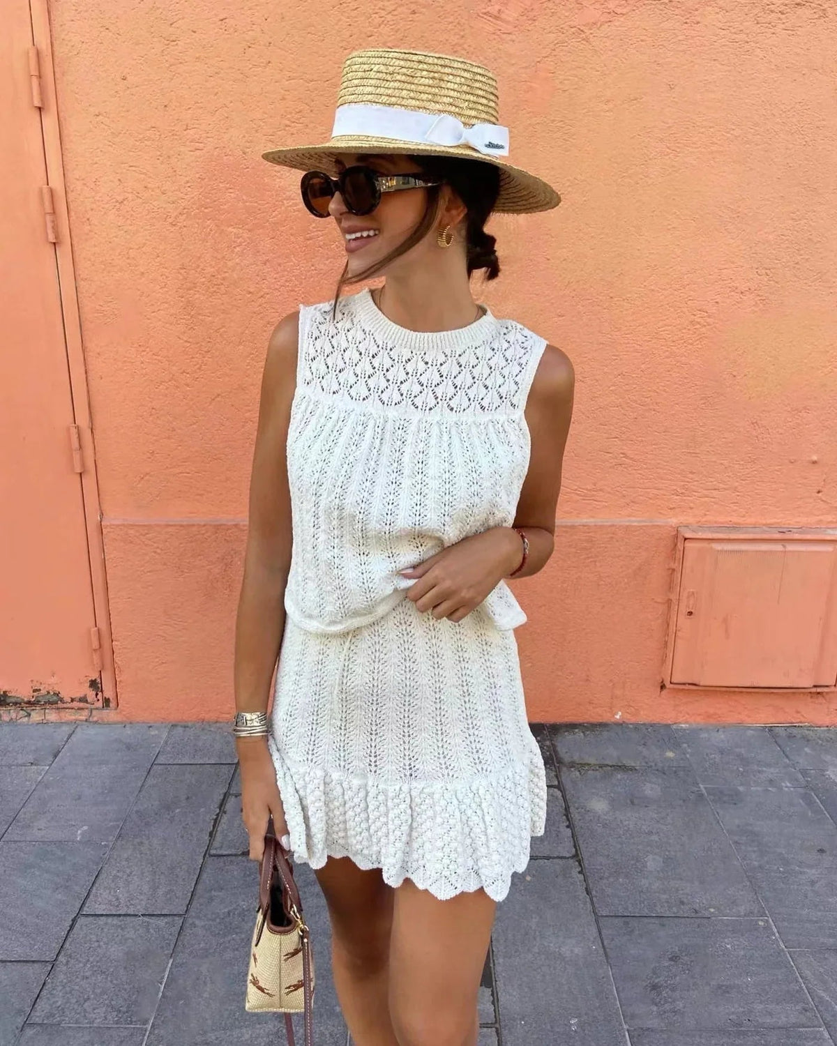 Lois | Conjunto de punto con top y falda - imagen 4