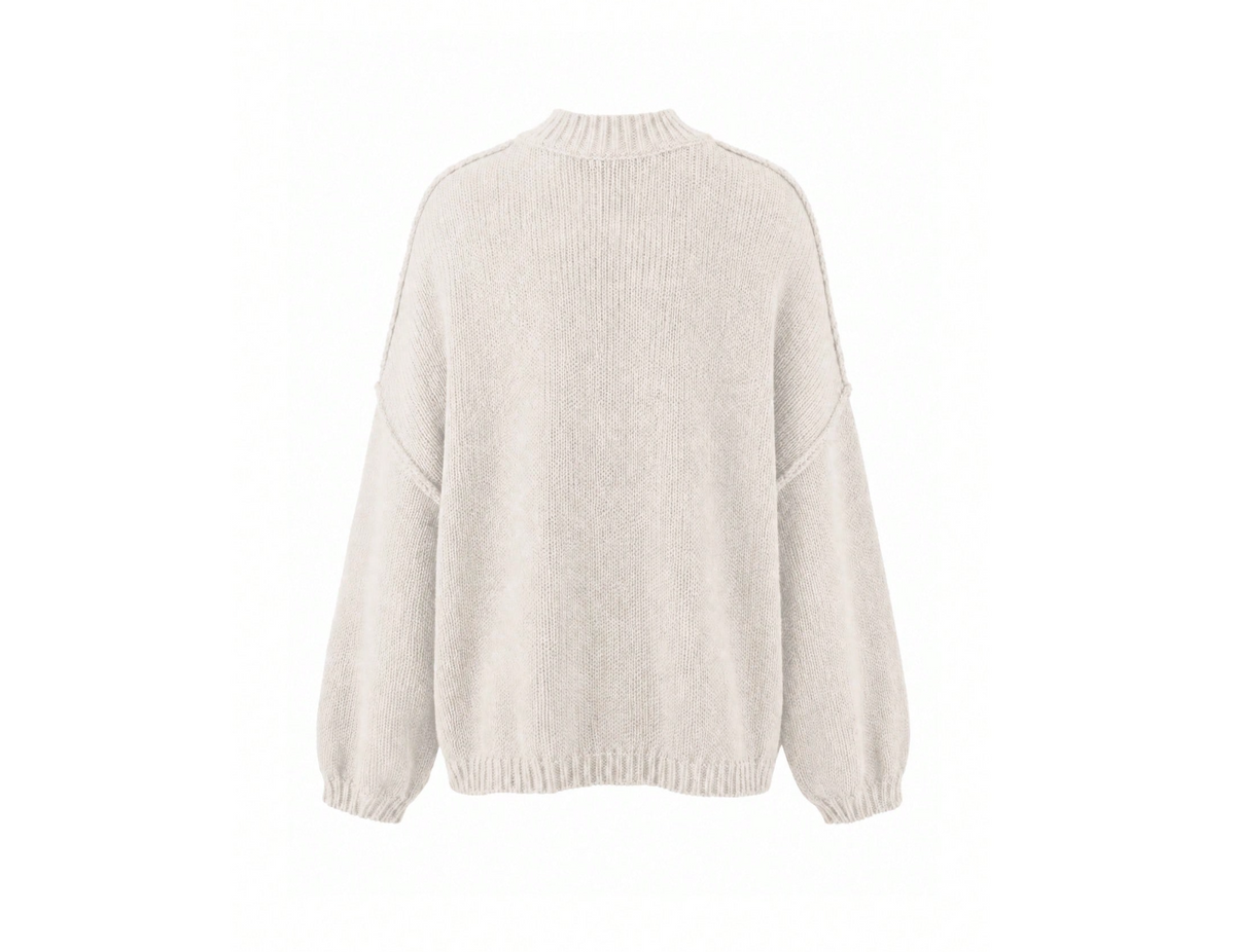 CozyGlam — cárdigan crema
