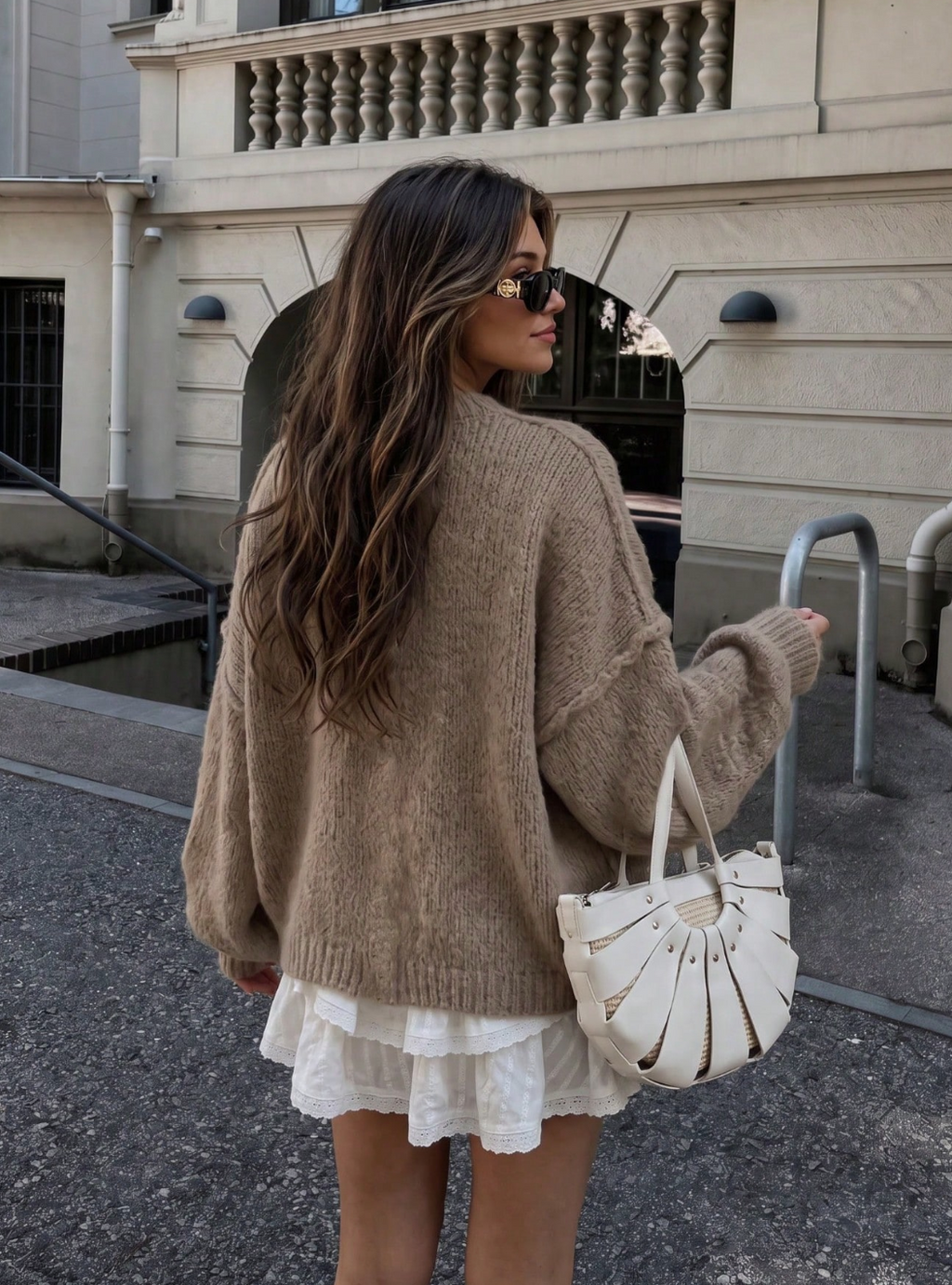 CozyGlam — cárdigan marrón