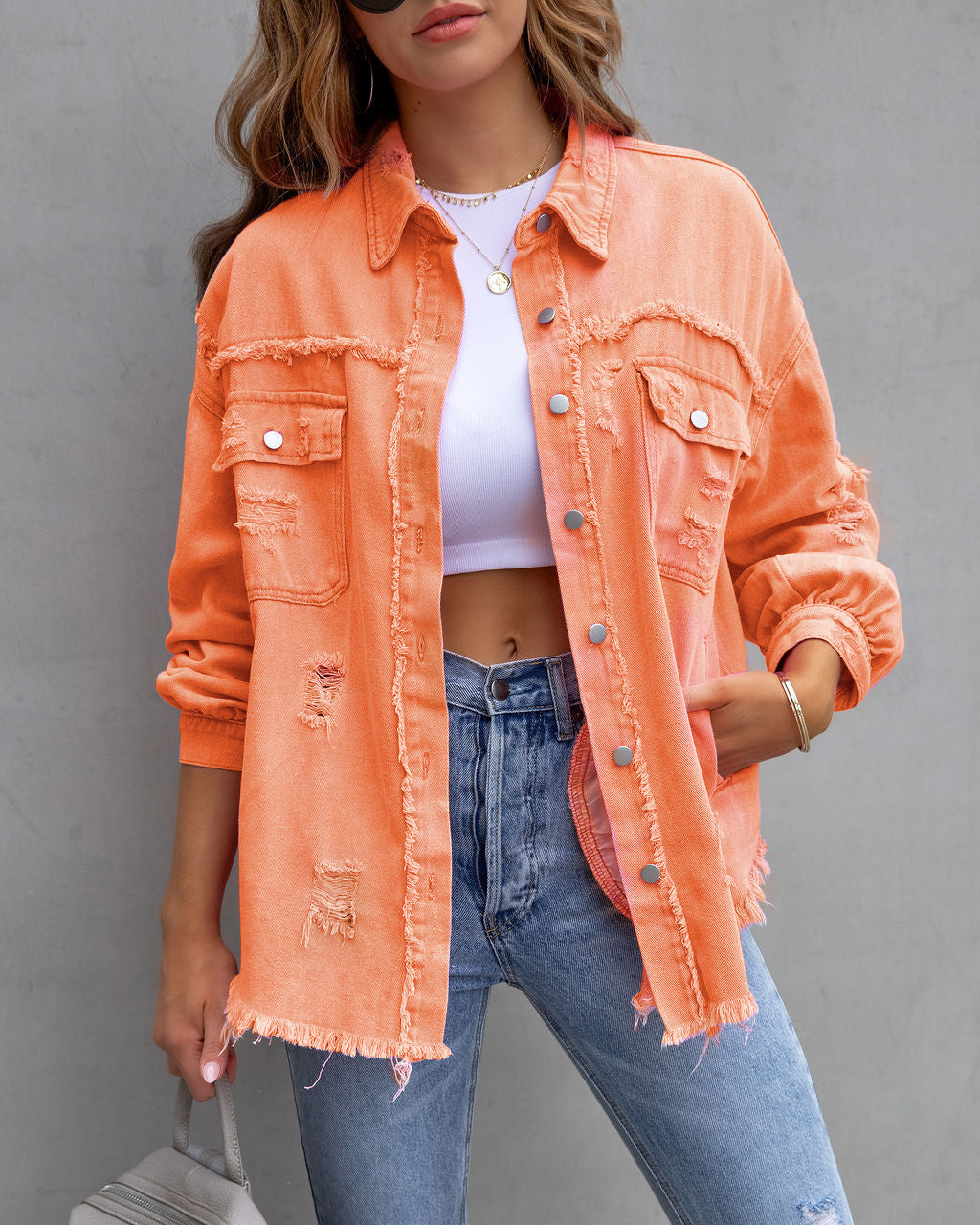 Ondina | Chaqueta efecto lavado de estilo retro - imagen 3