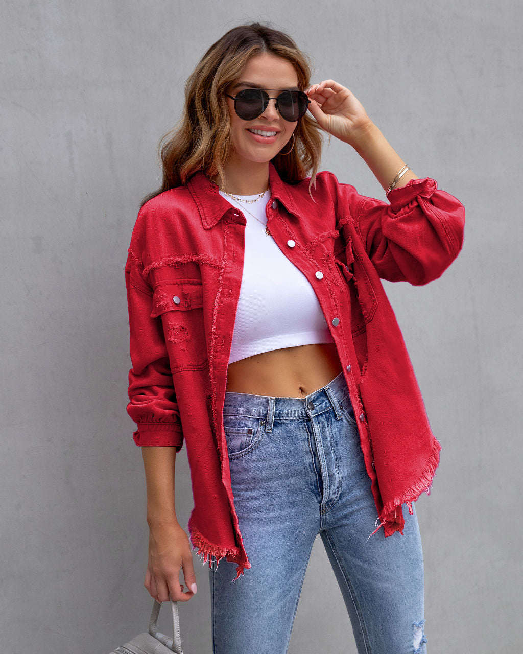 Ondina | Chaqueta efecto lavado de estilo retro - imagen 13