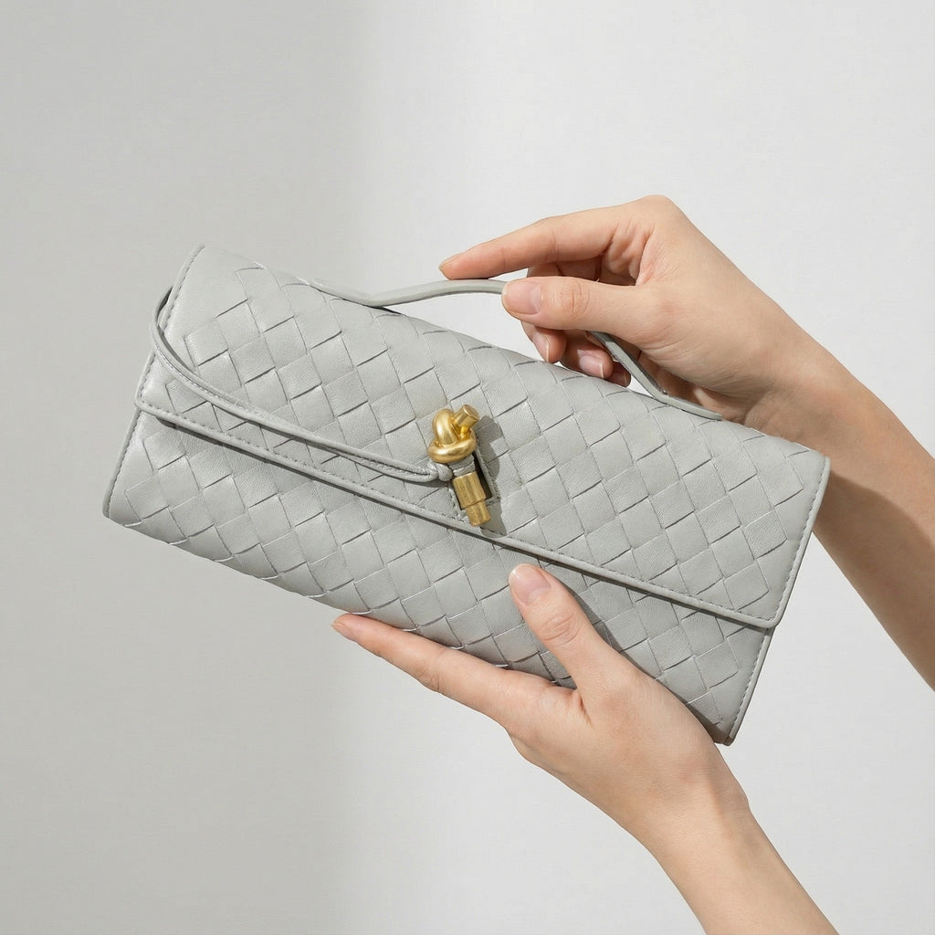 Nolwena | Bolso de piel trenzada - imagen 1