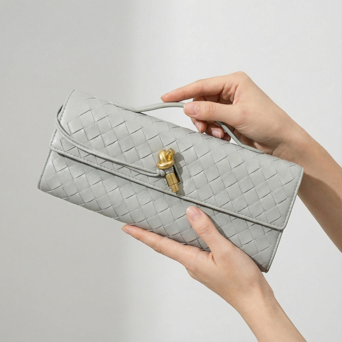 Nolwena | Bolso de piel trenzada - imagen 1