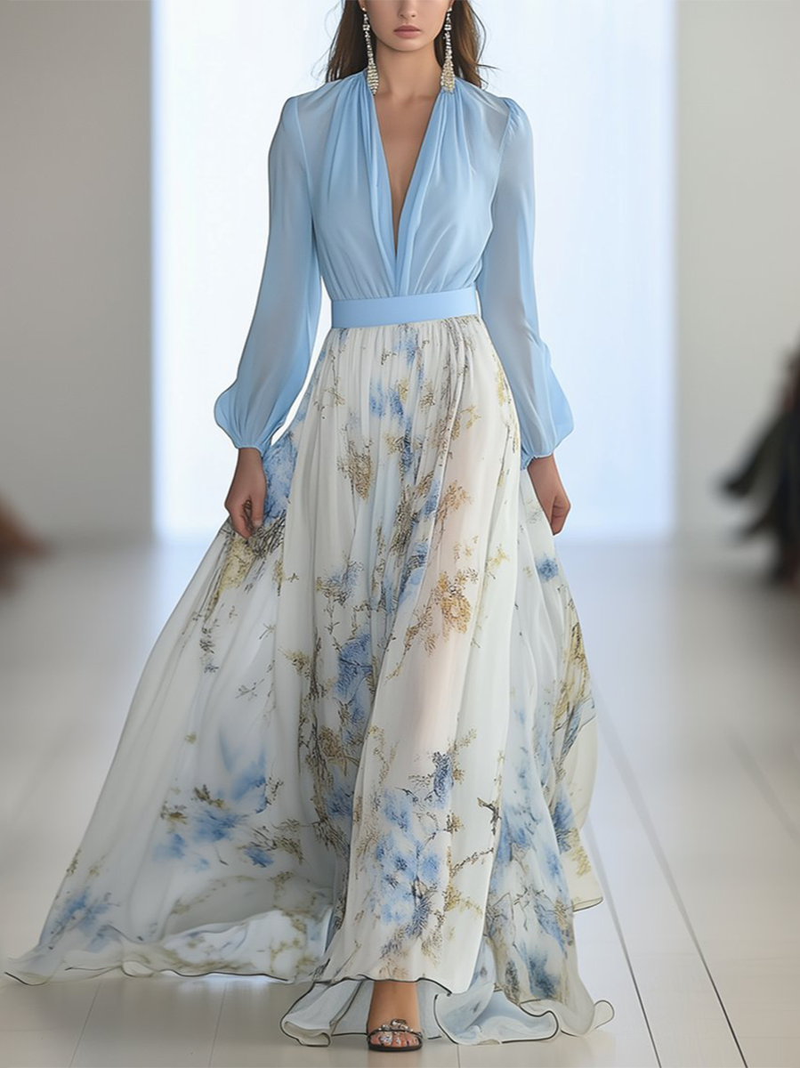 Penelope | Vestido Maxi de Seda Elegante