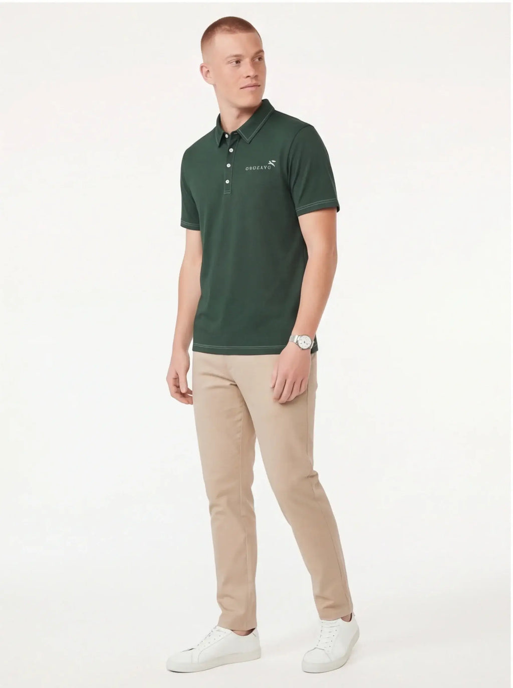 Diego | Polo Premium Silueta Arquitectónica